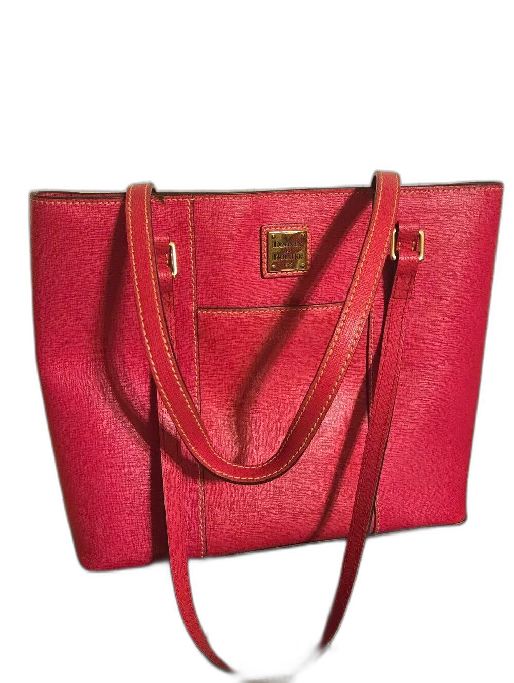 Dooney & Bourke Lexington Tote Hot Pink Bag Preowned